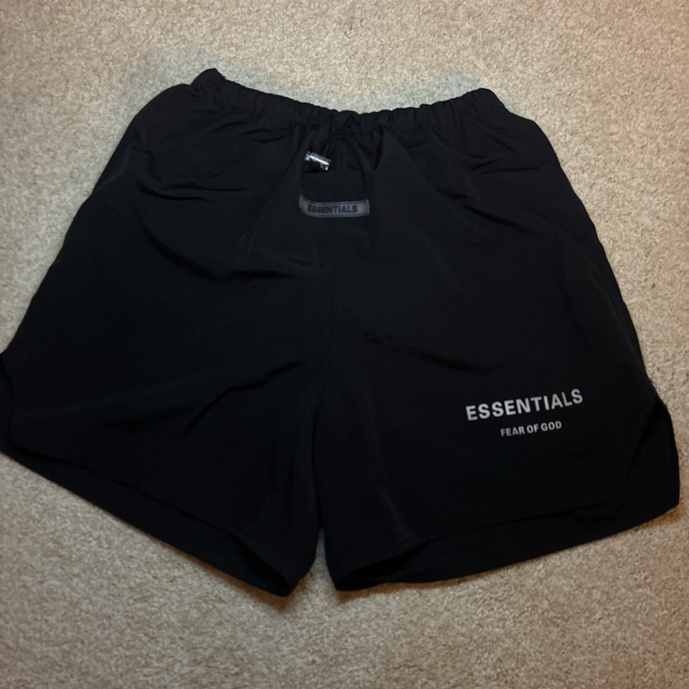 Essentials nylon reflective shorts